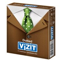 Презервативы "Vizit" №3 точечные Презервативы "Vizit" №3 точечные